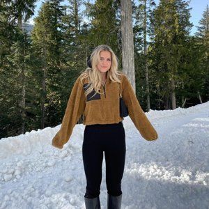 Oak + Fort teddy pullover